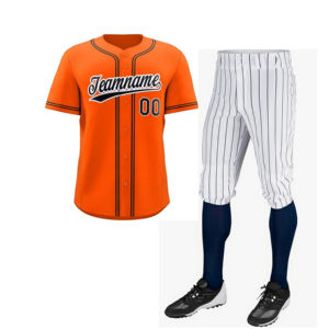Uniforme de baseball original à impression par sublimation personnalisé pour les jeunes, les entraînements et les tenues d'équipe, ensembles d'uniformes de baseball, vente en gros - Product Image 5
