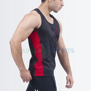 Camisetas de Tirantes Deportivas Personalizadas para Hombre, de Secado Rápido, Transpirables, de Spandex/Poliéster, Resistentes al Agua, en Oferta - Product Image 4
