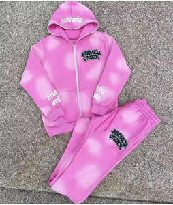 Meilleure qualité 100% coton 400GSM thermique polaire pull à capuche personnalisé surdimensionné Baggy Design pour hommes plaine teint doux hiver - Product Image 4