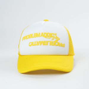 Bordado de alta calidad logotipo impreso personalizado deportes 3D Puff espuma impresión 5 paneles malla espuma camionero camioneros sombrero sombreros gorras - Product Image 3