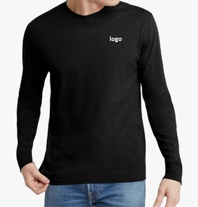 เสื้อยืดคอกลมแขนยาวผ้าฝ้ายออร์แกนิกสำหรับผู้ชาย - Product Image 1