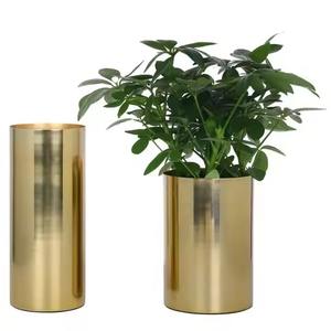 Contemporary Iron Metal <b>Vase</b> Stylish Decorative Accent Modern Table Ornament For Home And Office Interiors - Product Image 2