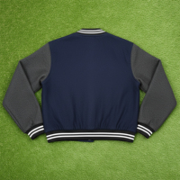 OEM Venta Caliente Chaquetas Varsity Personalizadas de Invierno para Mujer, Estilo Universitario Vintage, con Parches de Chenilla y Bordados, de Algodón y Lana de Oveja, al por Mayor