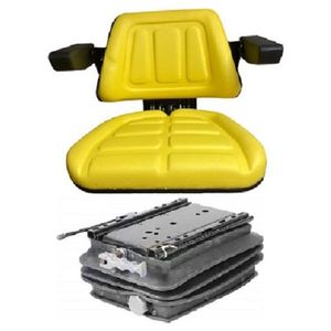 Asiento compacto para tractor con suspensión, para elevador de horquillas, cortacésped y cargador - Product Image 1