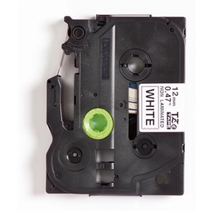 Cassette de ruban adhésif blanc/noir 12 mm x 8 m pour imprimante Brother P-touch TZe-N231 - Product Image 2
