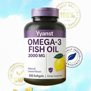 OEM/ODM Saveur citron naturelle 3g d'oméga-3 par portion Capsules molles pour adultes Soutien du système immunitaire Santé du cœur et des articulations - Product Image 3