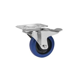 ล้อหมุน RD-100B 100 มม. สีฟ้า พร้อมเบรก โดยโรดดิงเกอร์ - Product Image 2