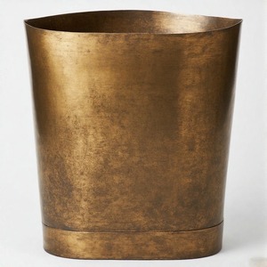 BrushedAlu Classic <b>Dustbin</b> for <b>Kitchen</b> and Offices Home <b>Kitchen</b> Restaurant Bathroom-for Waste Paper Garbage Management - Product Image 1