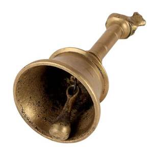 Vente en gros à la main en laiton indien doré moderne Nandi Finial Puja Bell Sculptures Figurine Statue décoration de la maison articles cadeaux - Product Image 3