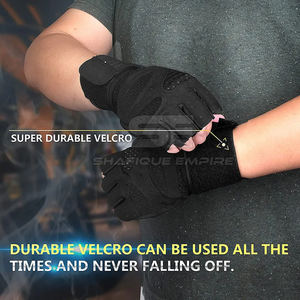 Guantes de gimnasio con soporte de muñeca para entrenamiento de gimnasia, guantes de gimnasio de entrenamiento hechos en Pakistán para hombres y mujeres - Product Image 4