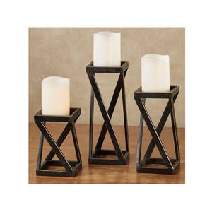 Portavelas modernos minimalistas de metal para velas de té, velas cónicas y velas de columna, ideales para la decoración del hogar, la oficina o el dormitorio. - Product Image 2