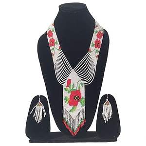 Fabricante en India Collar de moda con cuentas de vidrio para damas niñas - Product Image 1