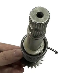 Motorcycle Drive Gear Assembly Motorcycle Spare Parts Start Shaft Assy For India Boxer 100 Pulsar150 180 Engine Accessories