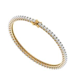 Luxury Rose <b>Gold</b> Diamond Tennis <b>Bracelet</b> 925 Silver 10K 14K 18K <b>Gold</b> Lab Grown Diamond Moissanite <b>Bracelet</b> for Women - Product Image 5