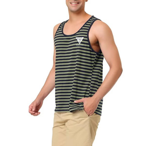 Factory Rate High Quality <b>Low</b> MOQ Men Tank <b>Top</b> for Best Sale Slim Fit Fitness Wear Quick Dry Sporty Style Customizable - Product Image 1