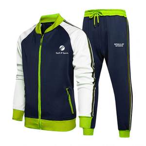 Chándales Deportivos Personalizados con Logotipo de Alta Calidad, Chaqueta Deportiva con Cremallera para Hombre, Chándal de Moda, Cortavientos de Poliéster, Ropa Deportiva Urbana - Product Image 5