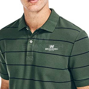 Camiseta Polo de Color Simple, camiseta Polo transpirable de manga corta para hombre, hecha en Pakistán 2025, calidad superior - Product Image 4