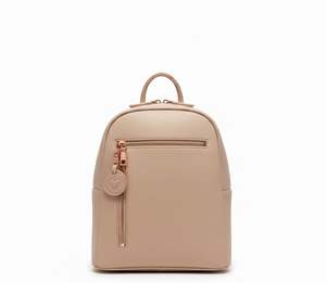 Sac à dos élégant en cuir PU pour femmes avec un nouveau design de fermeture éclair, sac à dos tendance pour l'école, le collège et l'usage quotidien - Product Image 1