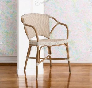 Vente d'usine Chaise élégante en bambou naturel Chaise en rotin Chaise d'extérieur pour salon de jardin - Product Image 3