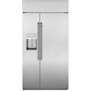Refrigerador Inteligente de 48 Pulgadas de Profundidad con Iluminación LED, 28.7 Pies Cúbicos Botón de llenado automático con capacidad total de [X] pies cúbicos, laterales integrados, alimentación eléctrica - Product Image 1