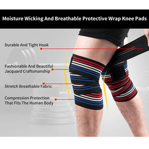 MESS SPORTS Bandes de genou et bandages de compression respirants en néoprène avec logo personnalisé pour la musculation - Product Image 3