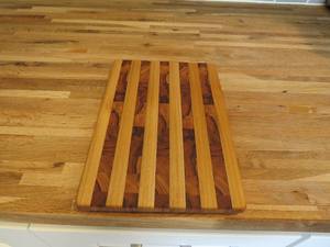 เขียงสี่เหลี่ยมทำจากไม้สำหรับงานหัตถกรรมมีที่จับหนา12มม. ปลอดภัยดีที่สุดสำหรับเครื่องล้างจาน - Product Image 3