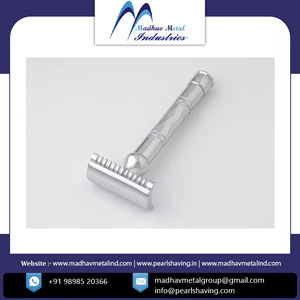 Maquinilla de afeitar de seguridad de doble filo de acero inoxidable de suministro directo de fábrica disponible a bajo precio - Product Image 2