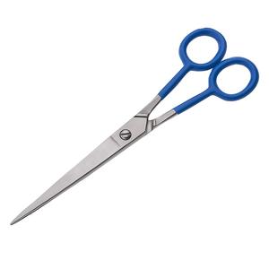 THT Wears Large Stainless Steel Hairdressing Scissors <b>Barber</b> Salon Cutting Shears Straight <b>Blade</b> Purple Coated Handles - Product Image 3
