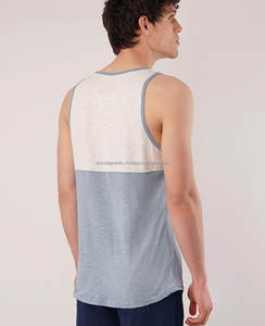 Nouvelle mode débardeurs hommes sans manches Fitness dos gilet OEM Service refroidissement gilet respirant coton débardeur - Product Image 3