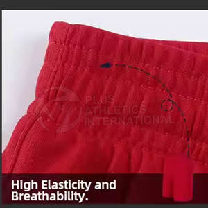 กางเกงกีฬาขาสั้นสำหรับผู้ชายกางเกงขาสั้นสำหรับฝึกซ้อมออกกำลังกายในยิมมีซับในตาข่ายและปรับขนาดได้ - Product Image 5