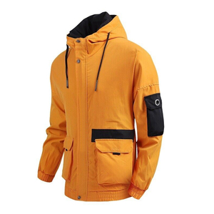 Vente en gros coupe-vent personnalisé unisexe à fermeture éclair complète vêtements de sport décontractés pour hommes pour l'hiver en plein air 2025 Slim Fit - Product Image 2