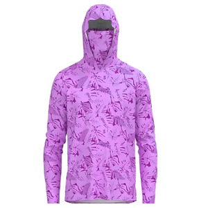 Custom Men UPF 50+ <b>UV</b> <b>Protection</b> Gradient Color Fishing <b>Hoodie</b> Breathable Quick Dry Long Sleeve Outdoor Fishing Shirt Wear - Product Image 2