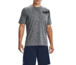 Camiseta de manga corta para hombre, prenda de vestir, de poliéster 2,0 importado, con cierre a máquina, barata, 100% - Product Image 3