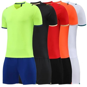 Conjunto de Camiseta de Fútbol Negro Amarillo Rojo Blanco Azul Uniforme Personalizado al por Mayor Ropa de Fútbol en Venta - Product Image 4