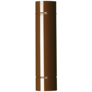 Tubo per Stufa a Legna in Porcellana Marrone Classico 12x100 cm - Product Image 1