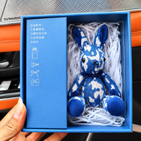 Nouveau diffuseur de parfum liquide créatif en forme de lapin pour grille d'aération de voiture, accessoires décoratifs pour voiture avec cordon et évaporation naturelle