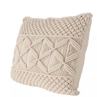 100% coton bohème macramé housse de coussin broderie tufté gland taie d'oreiller crochet Technique motif solide pour la maison hôtel