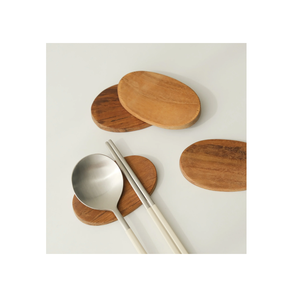 100% คุณภาพดีที่สุดช้อนปรุงอาหารไม้พักอุปกรณ์ครัวเครื่องครัวไม้ชิ้นออกแบบขายร้อน - Product Image 1