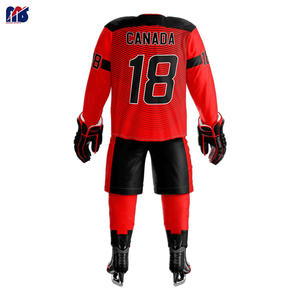 Maillot de hockey sur glace de qualité supérieure pour hommes logo personnalisé taille enfant taille adulte uniformes de hockey sur glace - Product Image 5