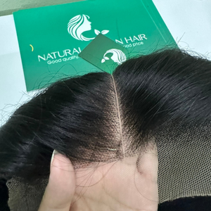 Perruques et extensions de cheveux vierges brutes alignées sur des cuticules Perruques humaines vietnamiennes Perruque de cheveux humains en dentelle originale Silky Wave - Product Image 1