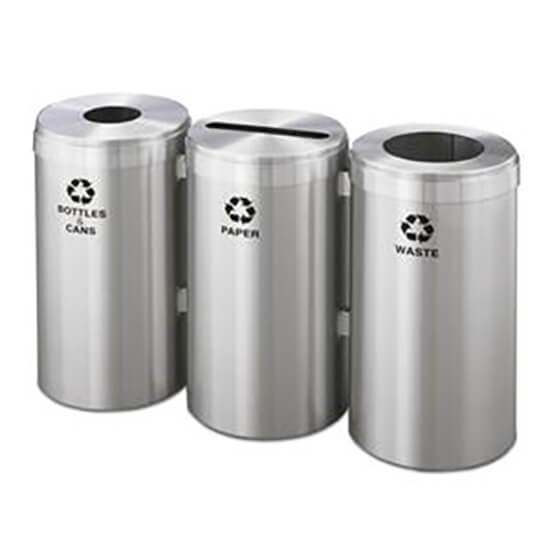 Stainless Steel Trash Can Size for customized Dustbin Outdoor Garbage Can for Park Street