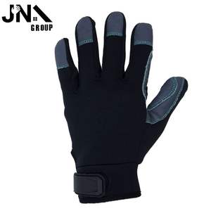 Conductores de cuero de vaca negro Construcción Mecánico Trabajo Protección de manos Guantes de trabajo de cuero de seguridad - Product Image 2