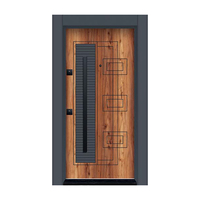 Portes en acier et bois personnalisables de haute qualité, prévention des incendies, supermarché, maison, hôtel, école, salle, designs durables pour l'intérieur et l'extérieur