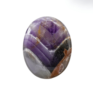 Cristal pulido natural de piedra de Palma Chevron amatista al por mayor para meditación curativa y alivio del estrés - Product Image 2