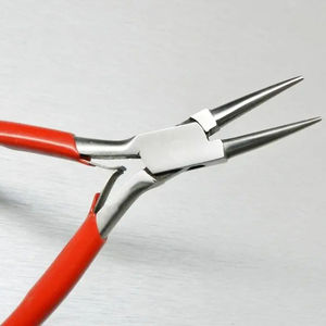 Pince à nez rond professionnelle ligne mince fabrication de bijoux fil travail perles artisanat et passe-temps. Fabriqué par Zarnab Surgical - Product Image 1