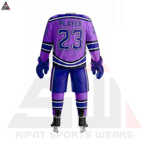 Maillot de Hockey sur glace d'équipe sportive de haute qualité Logo sur mesure maillot de Hockey sur glace coupe ajustée maillot de Hockey sur glace - Product Image 6