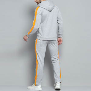 400GSM Taille adulte Slim Fitted Eco Friendly Men Sweat Suit Set Livraison rapide Handsome Look Mid Weight Men's Tracksuit - Product Image 4