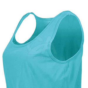 Camiseta sin mangas anticontracción de secado rápido para mujer, camisetas sin mangas hechas a medida, nuevas camisetas sin mangas para chicos de gimnasio de entrenamiento personalizadas - Product Image 5