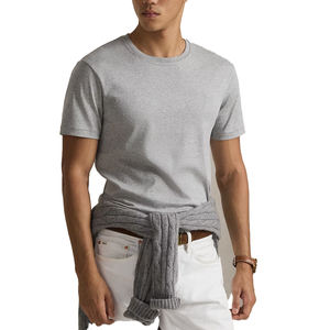 T-shirt personnalisé en coton doux coupe ajustée T-shirt en coton coupe ajustée de qualité supérieure pour homme T-shirt de marque privée à col rond poids 200 grammes - Product Image 6