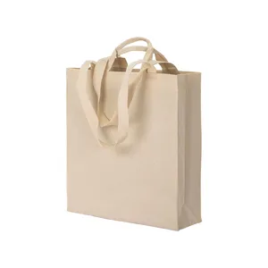 Borsa Tote in Cotone Personalizzata Promozionale 220 G/m2 con Design a Soffietto - Product Image 1